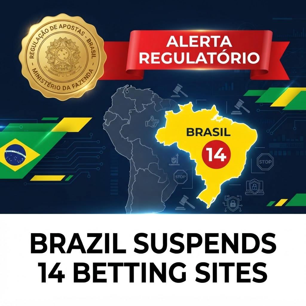 Brazil Suspends 14 Licensed Betting Sites Over Responsible Gaming Failures