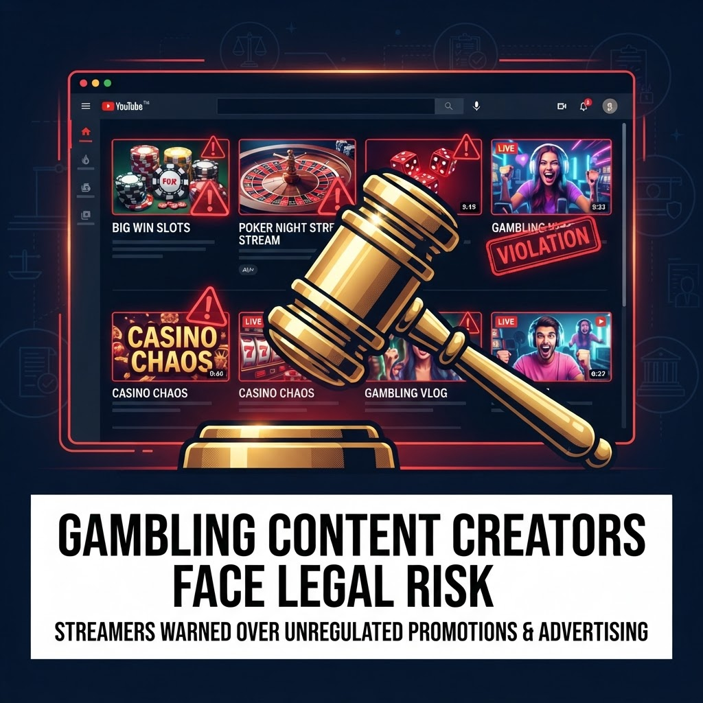Creator Lawsuit Signals Emerging Legal Risks in Gambling Content Regulation