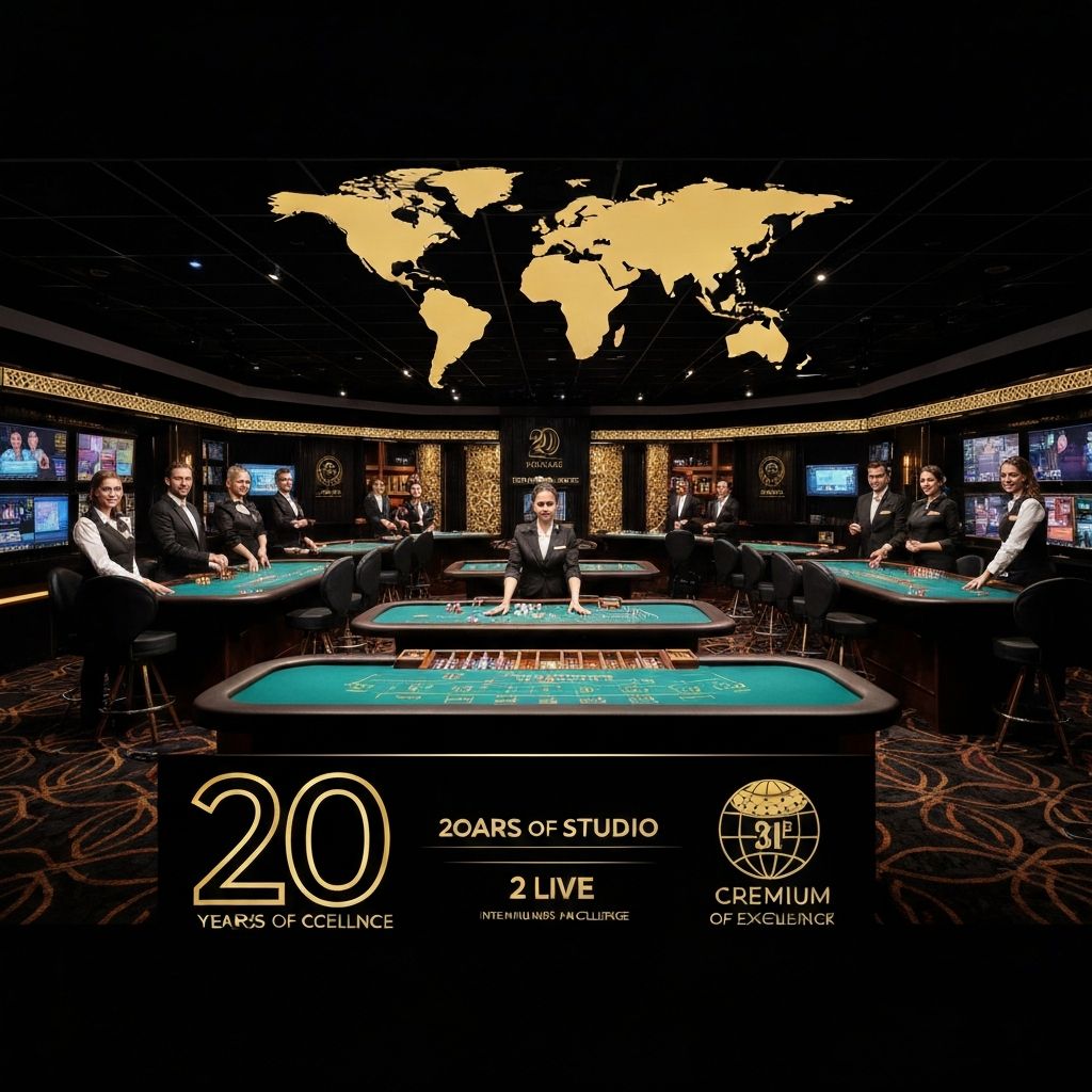 Evolution Marks 20 Years: From Single Latvian Studio to 22,000 Staff and 24 Live Studios Worldwide