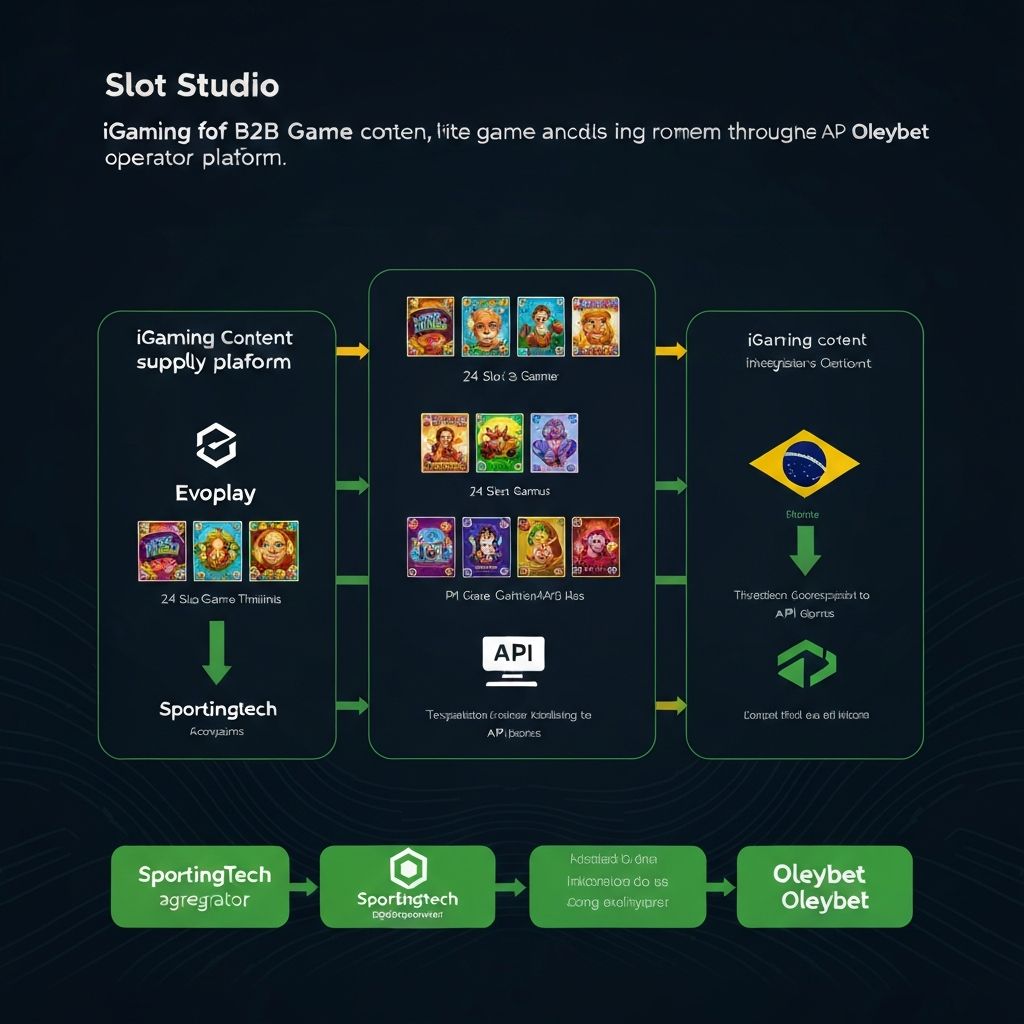 Evoplay Expands Brazilian Footprint with 24-Title Slot Deal via Oleybet and Sportingtech