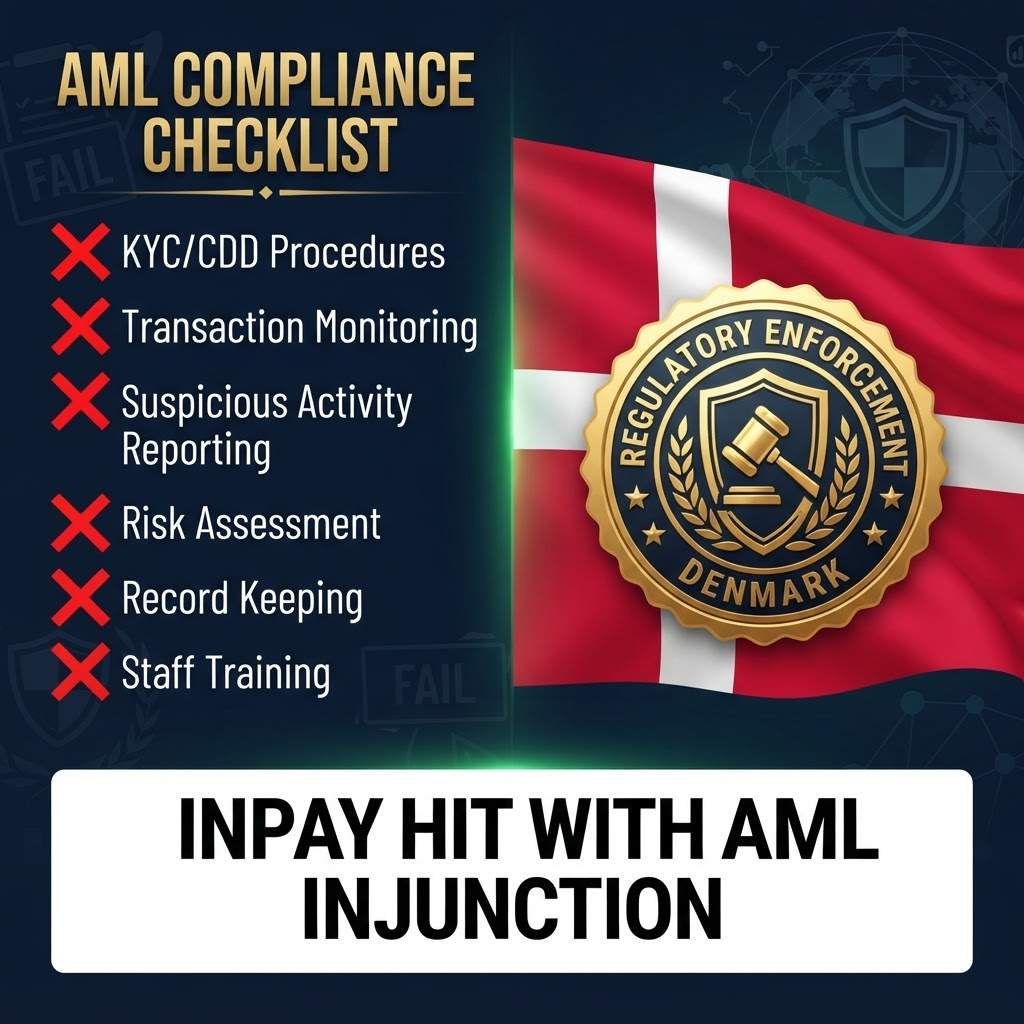 Inpay Hit with AML Injunction Over iGaming Due Diligence Gaps 2026