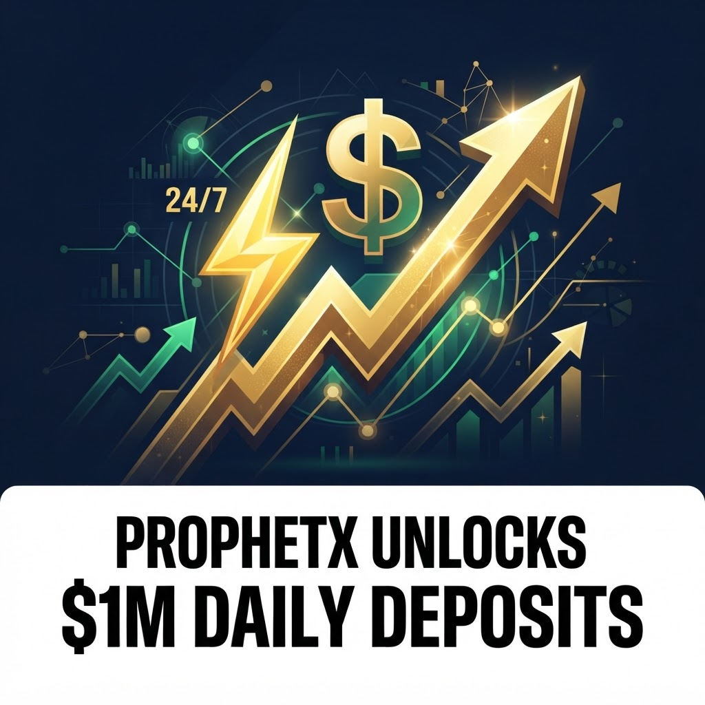 ProphetX Raises Stakes: $1M Daily Deposits via EDGE Markets 2026