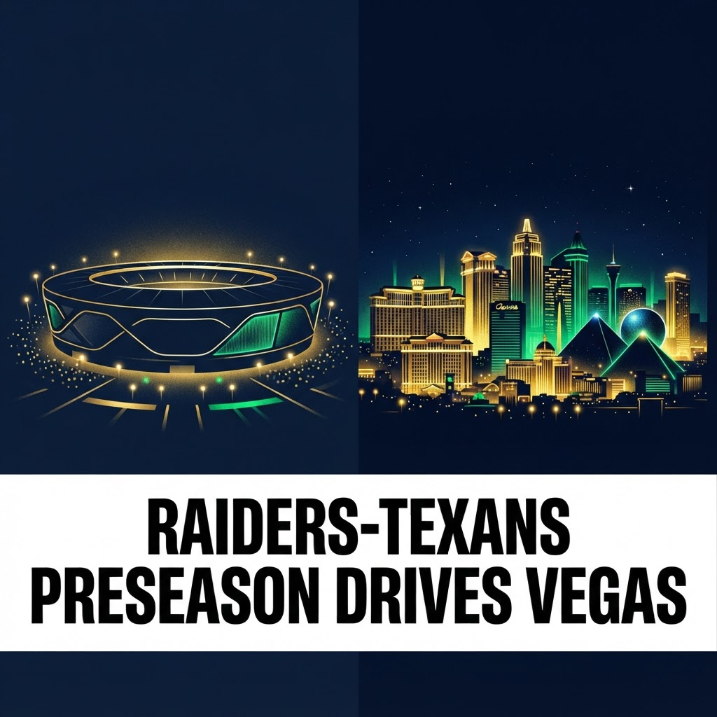Raiders-Texans Preseason Game Drives Vegas Hospitality Activity (2026)