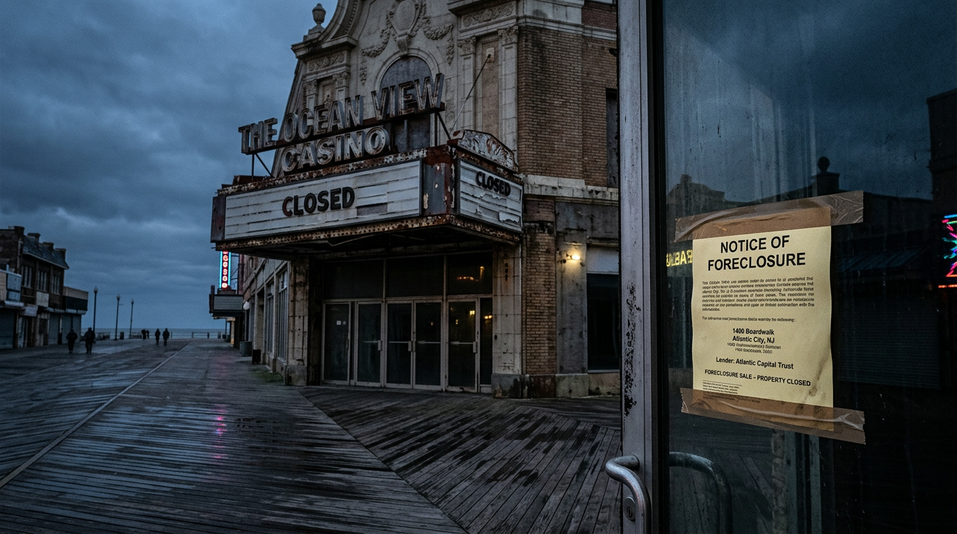 Showboat Atlantic City Faces Foreclosure After 17 Months Without Lender Payments