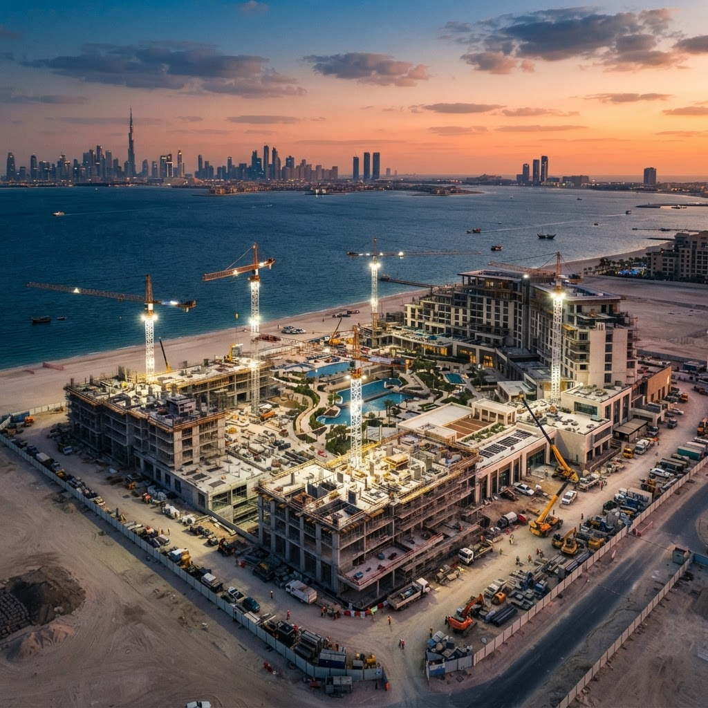 Wynn Al Marjan Island Delayed to Sept 2027 as Beachfront Resort Takes Shape